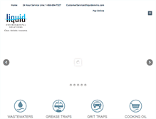 Tablet Screenshot of liquidenviro.com